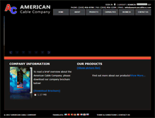 Tablet Screenshot of americancableco.com